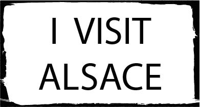 Logo du site I visit Alsace en noir